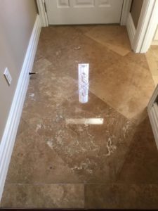 Travertine Floor Restoration Orange County, CA